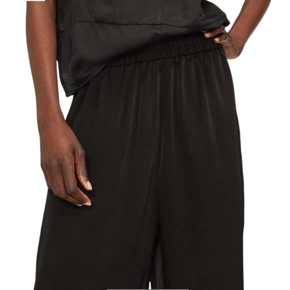 Everlane The Satin Pull-On Pant w/ Pockets. Black Size XS #1638 - Picture 6 of 11
